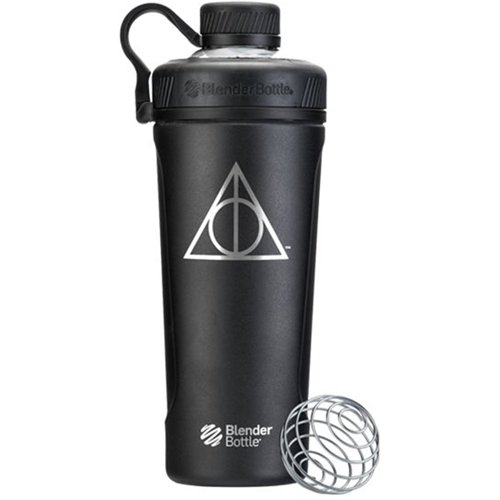 BlenderBottle - Harry Potter Series Radian 26 oz. Double Vacuum Insulated Stainless Steel Water Bottle/Shaker Cup - Matte Black