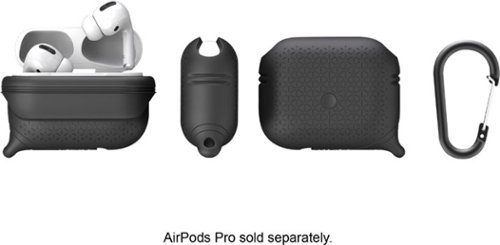 Catalyst Waterproof Premium Textured Case For Apple AirPods Pro - Stealth Black WORLDWIDE DELIVERY
