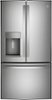 GE - 27.7 Cu. Ft. French Door Refrigerator - Stainless Steel-Front_Standard 