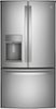GE Profile - 27.7 Cu. Ft. French-Door Refrigerator with Hands-Free AutoFill - Stainless Steel-Front_Standard 