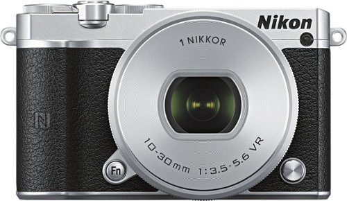 Nikon - 1 J5 Mirrorless Camera with NIKKOR 10-30mm f/3.5-5.6 PD Zoom Lens - Silver