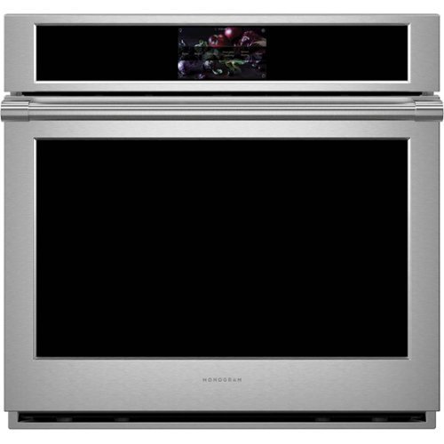 Monogram - 30" Built-In Single Electric Convection Wall Oven - Stainless Steel