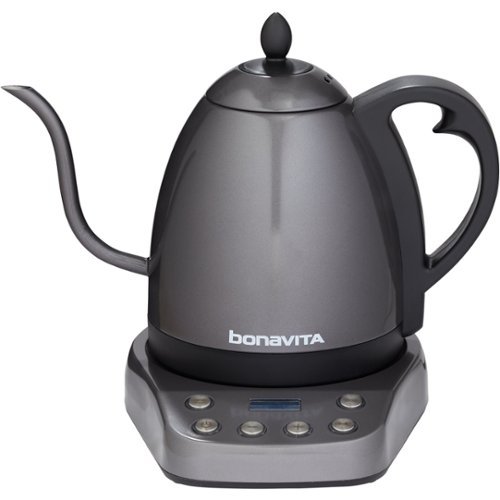 Bonavita - 1L Electric Tea Maker/Kettle - Gloss Graphite-Front_Standard 
