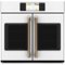 Café - Professional Series 30" Built-In Single Electric Convection Wall Oven - Matte white-Front_Standard 