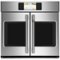 Café - Professional Series 30" Built-In Single Electric Convection Wall Oven - Stainless steel-Front_Standard 