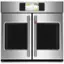 Front. Café - Professional Series 30" Built-In Single Electric Convection Wall Oven, Customizable - Stainless steel.