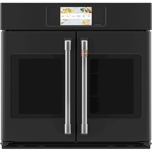 Café - Professional Series 30" Built-In Single Electric Convection Wall Oven, Customizable - Matte Black