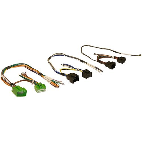 PAC - Wiring Harness for Select Cadillac, Chevrolet and GMC Vehicles - Black/White