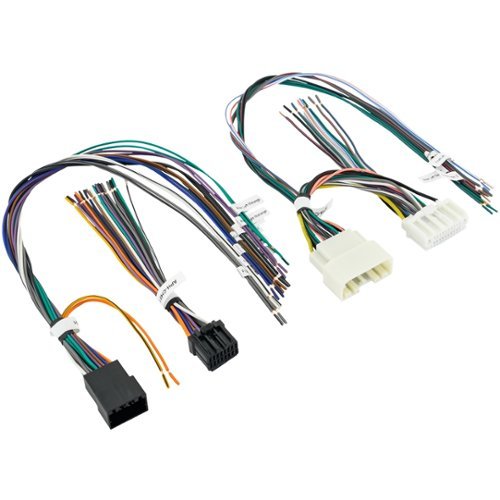 PAC Speaker Connection Harness for Select Chrysler, Dodge, Jeep, and RAM Vehicles - Black/White WORLDWIDE DELIVERY