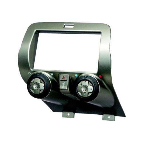 PAC Integrated Radio Replacement Dash Kit with Climate and Steering Wheel Controls for Select Chevrolet Camaro Vehicles - Gray WORLDWIDE DELIVERY