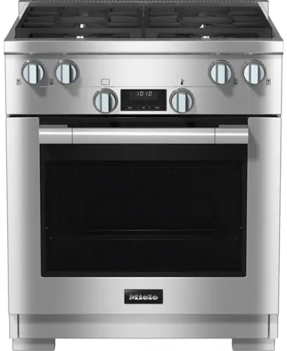 The text on the image reads "0.8 D 10:00 Lgm E- L - . : Miele." This text is likely a description or information about the stainless steel oven. The text could be interpreted as follows:

* 0.8 D: This could be a reference to the oven's size or capacity, with "D" standing for "double" or "double door."
* 10:00: This could be a reference to the oven's temperature or cooking time, with "10:00" representing 10 minutes or 10 degrees.
* Lgm E- L - . : Miele: This could be a reference to the oven's brand, model, or features. "Lgm" might be short for "LG Miele," while "E- L - ." could be a reference to the oven's energy efficiency or other features. The final "Miele" is the brand name of the oven.