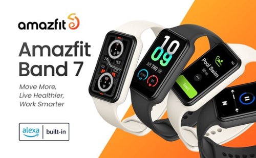 Amazfit Band 7 Activity and Fitness Tracker 37.3mm Polycarbonate - Beige BUY IN UK