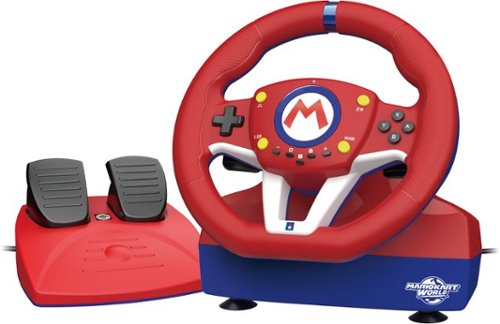 Hori - Mario Kart Racing Wheel Pro Mini for Nintendo Switch 2 - Red