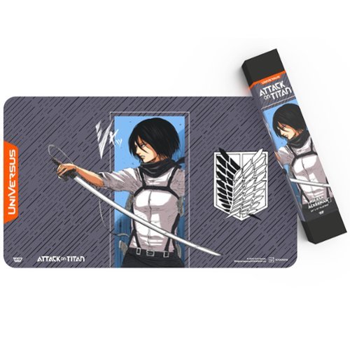 Jasco Games UniVersus Attack on Titan: Battle for Humanity - Mikasa Ackerman Playmat WORLDWIDE DELIVERY