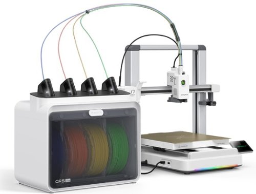 Creality - i7 Color Combo 3D Printer - White-Front_Standard 