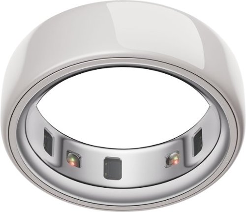  Oura - Ring 4 Ceramic - Smart Ring - Size Before You Buy with OR4 Sizing Kit - Size 8 - Cloud - (2025)