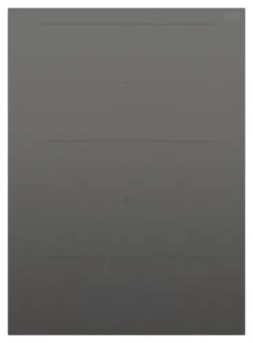 Front. Fisher & Paykel - 15" Auxiliary Modular Induction Cooktop, 2 Zones with SmartZone - Grey.