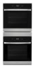 Whirlpool - 24 in. Built-In Double Electric Convection Wall Oven with WiFi - Stainless Steel-Front_Standard
