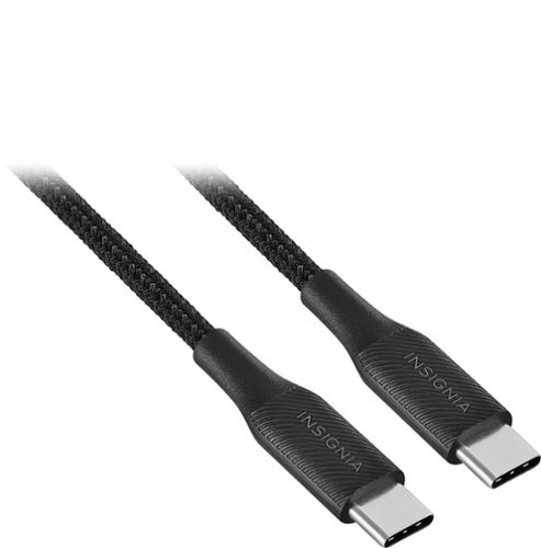 Insignia™ 6' USB-C to USB-C Braided Charge-and-Sync Cables (2-Pack) - Black WORLDWIDE DELIVERY