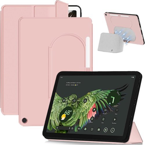 SaharaCase AirShield Tri-Fold Folio Case for Google Pixel Tablet - Pink WORLDWIDE DELIVERY