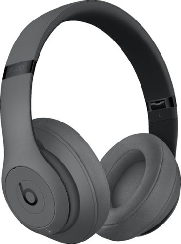 Beats by Dr. Dre - Geek Squad Certified Refurbished Beats Studio³ Wireless Noise Cancelling Headphones - Gray