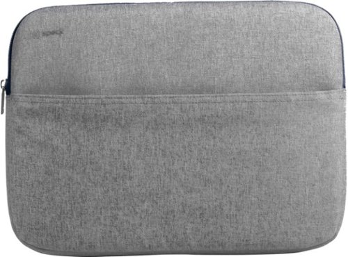 Speck - Transfer Pro Pocket Sleeve for Most Tablets Up to 14" - Sweater Gray/Coastal Blue