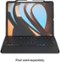 ZAGG - Rugged Book Go Keyboard Folio Case for Apple® iPad® Pro 12.9" (3rd Generation 2018 and 4th Generation 2020) - Black-Front_Standard