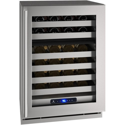 Photos - Wine Cooler CLASS U-Line - 5  49-Bottle Dual Zone  - Stainless Steel UHWD524 