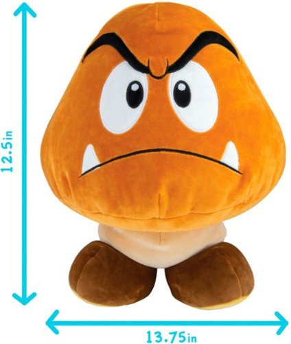 TOMY Club Mocchi Mocchi - Super Mario Goomba 15 Mega Plush WORLDWIDE DELIVERY