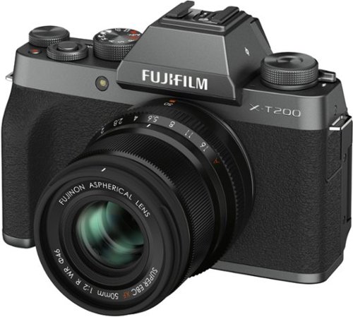 Fujifilm X Series X-T200 Mirrorless Camera with XC 15-45mm f/3.5-5.6 OIS PZ Lens - Dark Silver BUY IN SINGAPORE