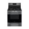 Frigidaire - Gallery 5.0 Cu. Ft. Freestanding Gas Convection Range with Self-Cleaning - Smudge-Proof® Black Stainless Steel-Front_Standard