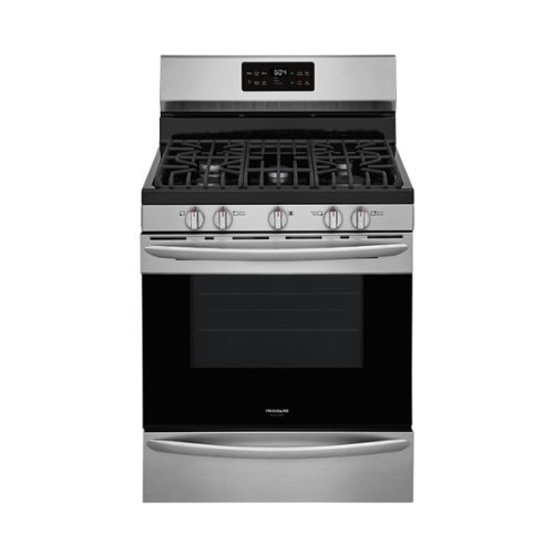 Frigidaire - Gallery 5.0 Cu. Ft. Freestanding Gas Convection Range with Self-Cleaning - Stainless steel