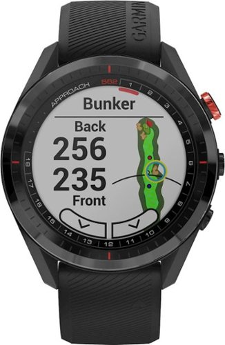 Garmin - Approach S62 GPS Smartwatch 33mm Fiber-Reinforced Polymer - Black