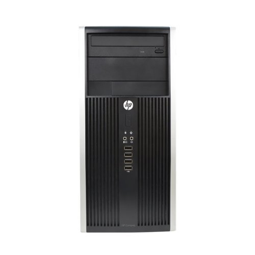 HP - Refurbished Compaq Desktop - Intel Core i7 - 8GB Memory - 240GB SSD - Black-Front_Standard 