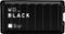 WD - P50 1TB External USB 3.2 Gen 2x2 Portable SSD - Black-Front_Standard