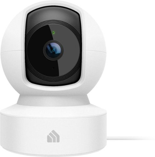 TP-Link - Kasa Spot Pan and Tilt Indoor 1080p Wi-Fi Wireless Network Surveillance Camera - Black/White