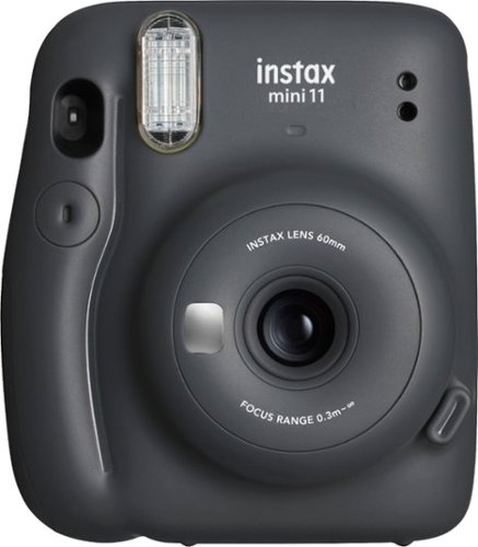 Fujifilm - instax mini 11 Instant Film Camera - Charcoal Gray