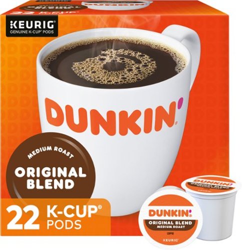 Dunkin' Donuts Original Blend Coffee, Keurig Single-Serve K-Cup Pods, Medium Roast, 22 Count