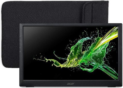 Acer - Refurbished 15.6" IPS LED FHD Monitor (DVI, VGA) - Black