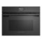 Fisher & Paykel - Minimal 24" Built-In Single Electric Convection Wall Oven - Black-Front_Standard