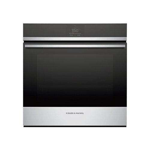 Fisher & Paykel - Contemporary 24" Built-In Single Electric Convection Oven - Stainless steel