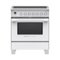 Fisher & Paykel - Classic Series 3.5 Cu. Ft. Freestanding Electric True Convection Range with Self-Cleaning - Silver-Front_Standard