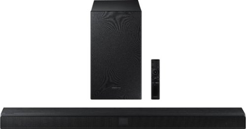

Samsung - 2.1-Channel Soundbar with Wireless Subwoofer and Dolby Audio/DTS Virtual:X (2020) - Black