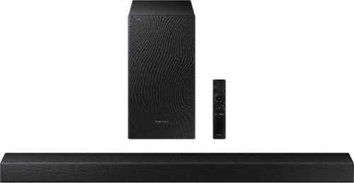 Samsung - 2.1-Channel Soundbar with Wireless Subwoofer and Dolby Audio (2020) - Black