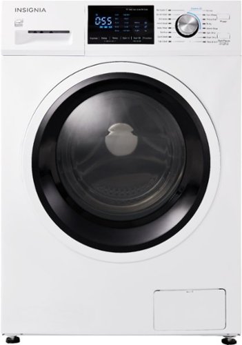 Insignia™ - 2.7 Cu. Ft. High Efficiency Stackable Front Load Washer with ENERGY STAR Certification - White