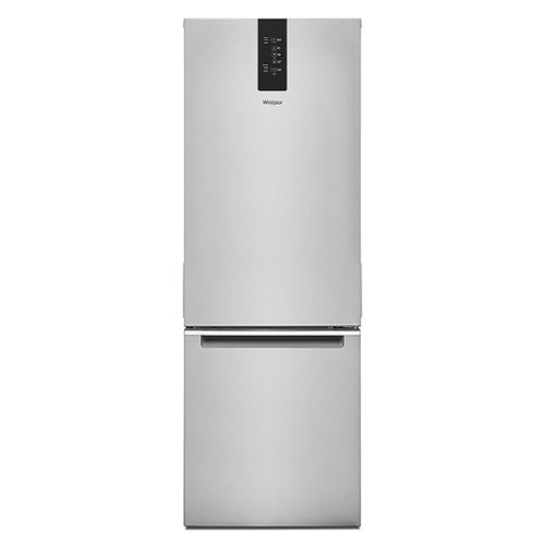 Whirlpool - 12.7 Cu. Ft. Bottom-Freezer Counter-Depth Refrigerator - Stainless steel