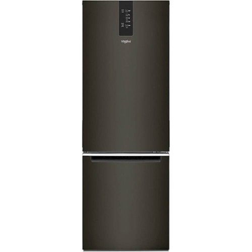 Whirlpool - 12.7 Cu. Ft. Bottom-Freezer Counter-Depth Refrigerator - Black stainless steel
