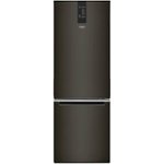 Whirlpool - 12.7 Cu. Ft. Bottom-Freezer Counter-Depth Refrigerator - Fingerprint Resistant Black Stainless - Front_Standard