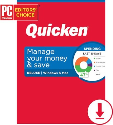 Quicken - Deluxe Personal Finance (1-Year Subscription) - Windows, Mac OS [Digital]-Front_Standard 