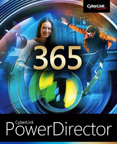 Cyberlink - PowerDirector 365 Video Editing with Royalty-Free Stock Library - Windows [Digital]